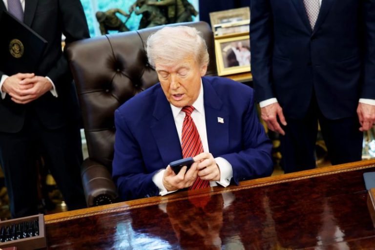 Trump-branded wireless service launches — with a gold phone